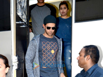 Hrithik Roshan snapped post ad shoot in Mehboob Studio