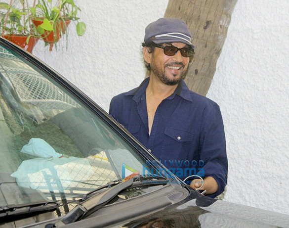 Irrfan Khan snapped in Juhu Irrfan Khan snapped in Juhu