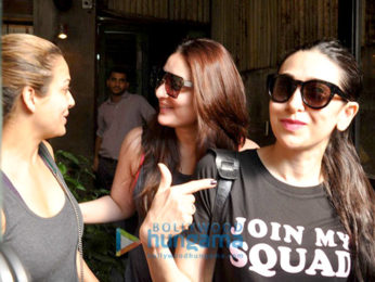 Kareena Kapoor Khan, Amrita Arora & Karisma Kapoor snapped post lunch in Bandra