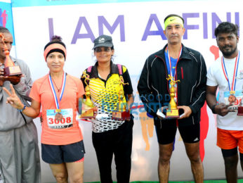 Kunal Kapoor and Jeetendra at 'Juhu Half Marathon'