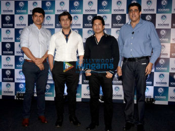 Launch of Sachin Tendulkar's app 100 MB Master Blaster
