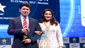 Madhuri Dixit & Sriram Nene grace FICCI FRAMES 2017