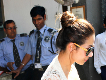 Malaika Arora Khan snapped post lunch at 'Out Of The Blue'