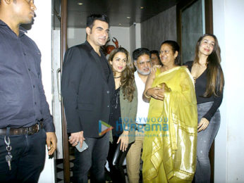 Arbaaz Khan and Malaika Arora Khan snapped together on Malaika's mother's birthday celebrations