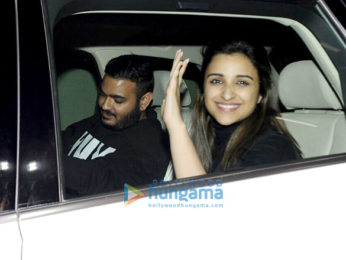 Parineeti Chopra snapped post a movie screening at PVR Juhu