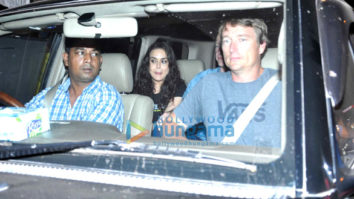 Preity Zinta snapped post her dinner at ‘The Korner House’