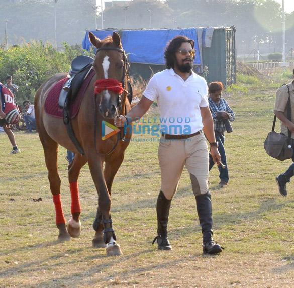 randeep hooda at polo arc match 3