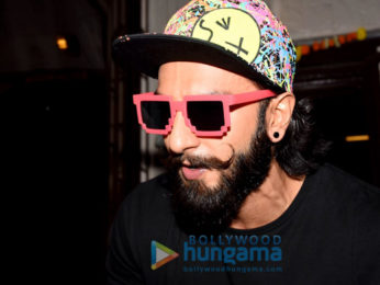 Ranveer Singh snapped at a dubbing studio in Bandra