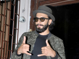 Ranveer Singh snapped post dubbing at a studio in Bandra