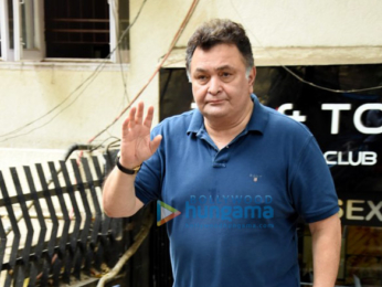 Rishi Kapoor snapped in Bandra