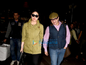 Saif Ali Khan & Kareena Kapoor Khan return from London