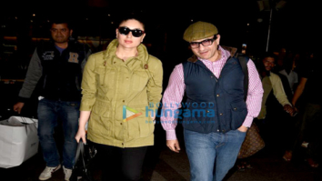 Saif Ali Khan & Kareena Kapoor Khan return from London