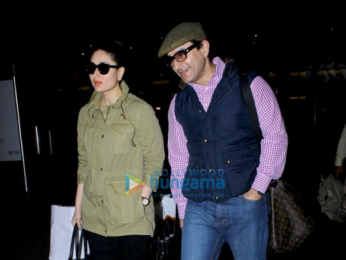 Saif Ali Khan & Kareena Kapoor Khan return from London