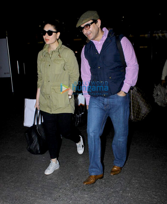 saif ali khan kareena kapoor khan return from london 5