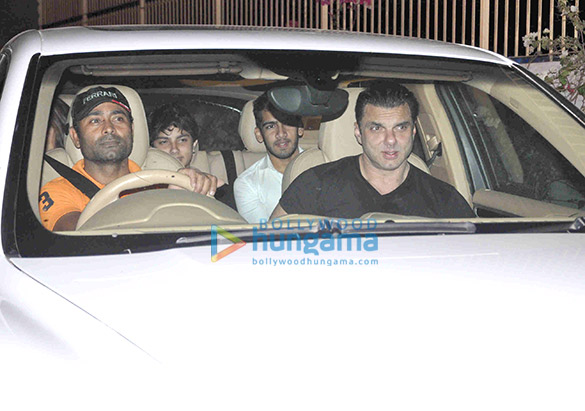 salman khan sonakshi sinha and others at seema khans birthday bash 10