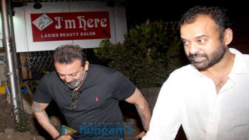 Sanjay Dutt & Madhu Mantena snapped in Bandra