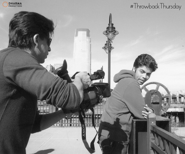 Shah Rukh Khan turns into a photographer for Karan Johar in this throwback photo