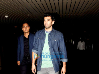 Shilpa Shetty, Vidya Balan and Aditya Roy Kapur snapped at the airport