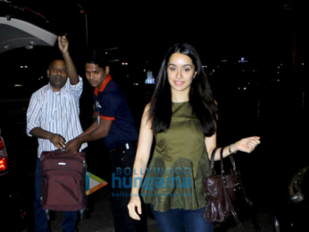 Shraddha Kapoor snapped while going to Bangkok