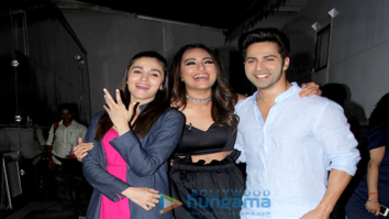 Sonakshi Sinha bumps into Varun Dhawan & Alia Bhatt during a shoot
