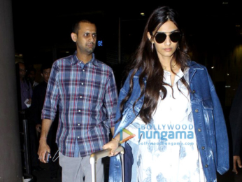 Sonam Kapoor snapped post meeting R. Balki at his office