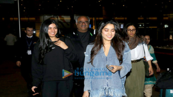 Sridevi and family snapped at the airport