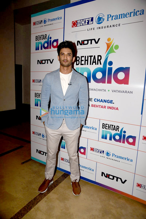 Sushant Singh Rajput launches NDTV’s Behtar India campaign