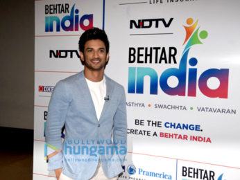 Sushant Singh Rajput launches NDTV's Behtar India campaign