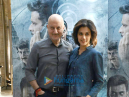 Taapsee Pannu and Anupam Kher promote their film Naam Shabana