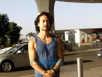 Tiger Shroff snapped at the international airport