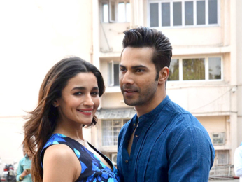 Varun Dhawan & Alia Bhatt snapped at 'Badrinath Ki Dulhania' promotions