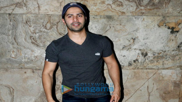 Varun Dhawan & Natasha snapped at The Boss Baby’s screening