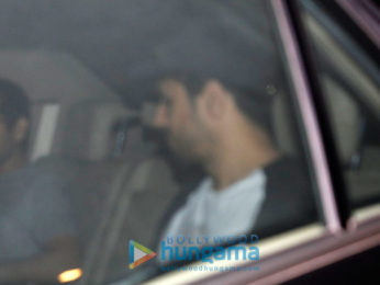 Varun Dhawan & Sidharth Malhotra visit Karan Johar's house to meet his babies