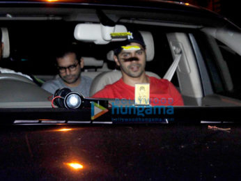 Varun Dhawan & Sidharth Malhotra visit Karan Johar's house to meet his babies