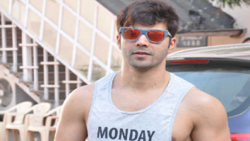 Varun Dhawan snapped at an ad shoot