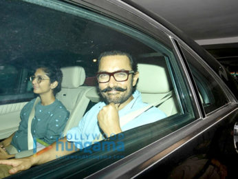Aamir Khan and Kiran Rao snapped post visiting Karan Johar house to see the babies