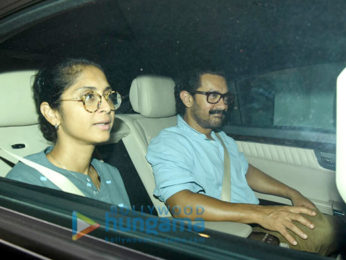 Aamir Khan and Kiran Rao snapped post visiting Karan Johar house to see the babies