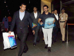 Aamir Khan and Shilpa Shetty snapped at the airport
