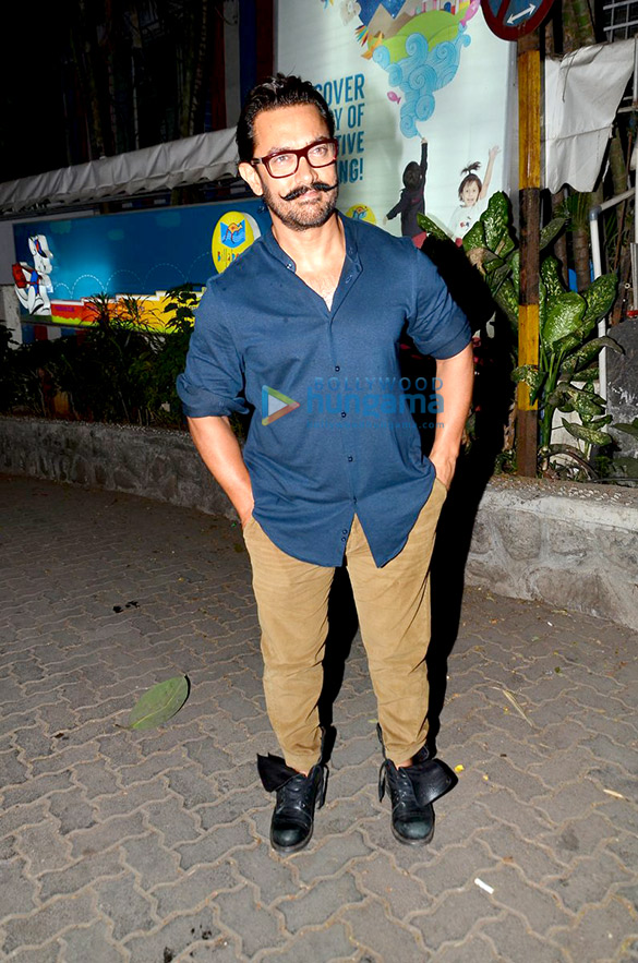 Aamir Khan snapped post spa session in Bandra