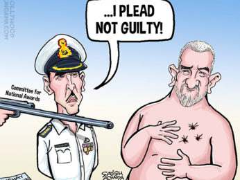 Bollywood Toons: Aamir loses out, Akshay wins the National Award! Bollywood Toons: Aamir loses out, Akshay wins the National Award!