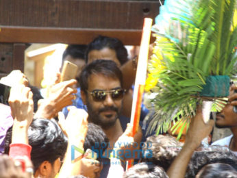 Ajay Devgn meets his fans on his birthday