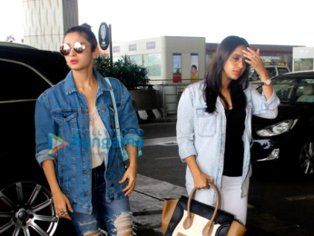Alia Bhatt leaves for Dubai with her bestie Akansha Ranjan