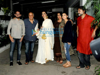 Alia Bhatt, Rekha and Vidya Balan grace the screening of 'Begum Jaan'