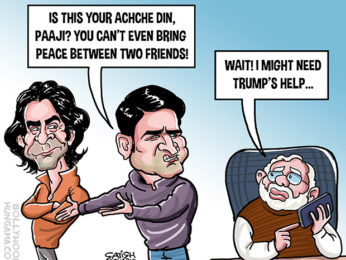 Bollywood Toons: No peace between Kapil & Sunil yet! Bollywood Toons: No peace between Kapil & Sunil yet!