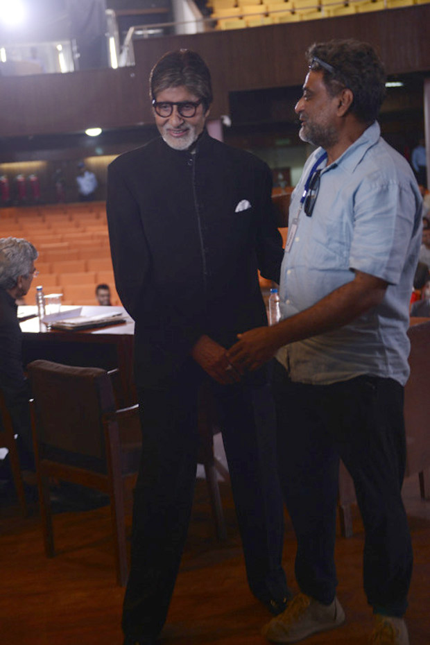 check out amitabh bachchan shoots a short cameo for r balkis padman 3