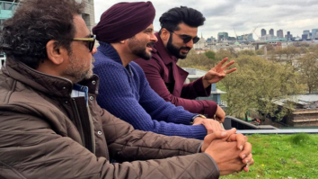 Check out: Anil Kapoor, Arjun Kapoor and Anees Bazmee pose on sets of Mubarakan