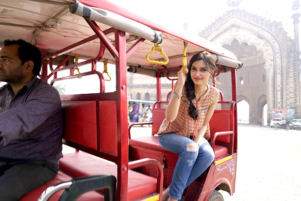 Diana Penty explores Lucknow in a rickshaw