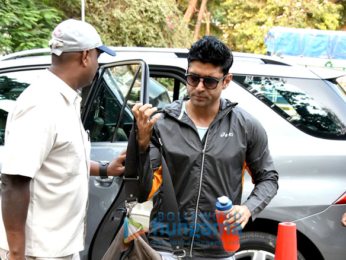 Farhan Akhtar and Amit Gaur snapped at Otters Club for Volleyball match