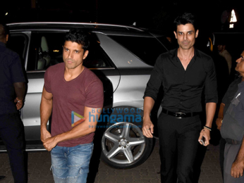 Farhan Akhtar and Amit Gaur snapped at Radio Bar