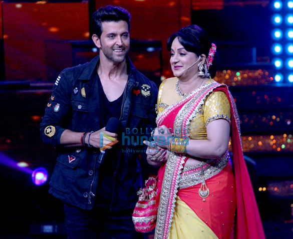 hrithik roshan on the sets of nach baliye 9